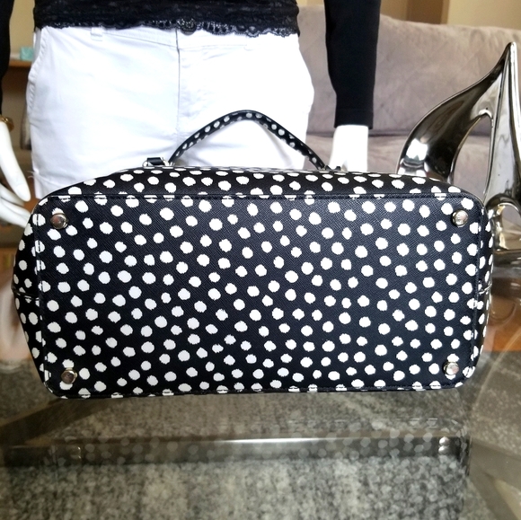 🔥SALE🔥Wonderful ♠️ KATIE SPADE Polka Dots Tote - Picture 8 of 11